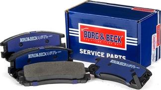 Borg & Beck BBP1500 - Гальмівні колодки, дискові гальма avtolavka.club