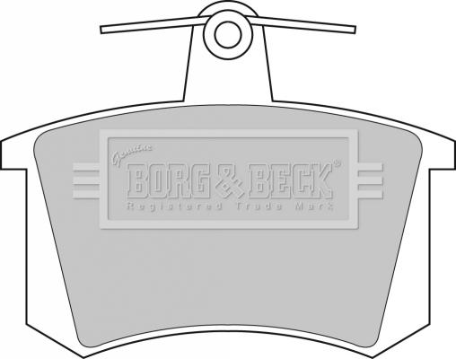 Borg & Beck BBP1503 - Гальмівні колодки, дискові гальма avtolavka.club