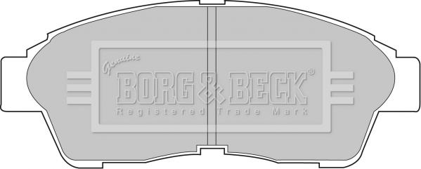 Borg & Beck BBP1683 - Гальмівні колодки, дискові гальма avtolavka.club