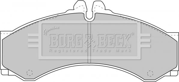 Borg & Beck BBP1589 - Гальмівні колодки, дискові гальма avtolavka.club