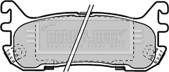 Borg & Beck BBP1584 - Гальмівні колодки, дискові гальма avtolavka.club