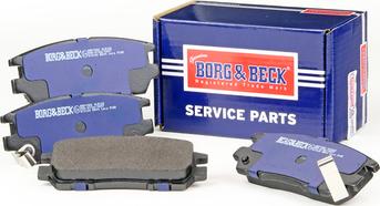 Borg & Beck BBP1582 - Гальмівні колодки, дискові гальма avtolavka.club