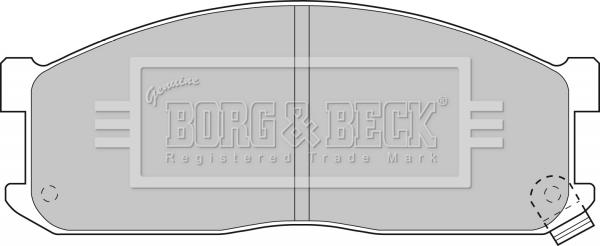 Borg & Beck BBP1536 - Гальмівні колодки, дискові гальма avtolavka.club