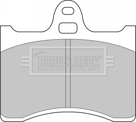 Borg & Beck BBP1538 - Гальмівні колодки, дискові гальма avtolavka.club