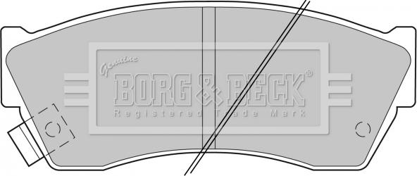 Borg & Beck BBP1529 - Гальмівні колодки, дискові гальма avtolavka.club