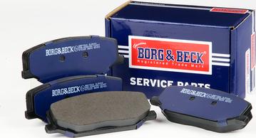 Borg & Beck BBP1524 - Гальмівні колодки, дискові гальма avtolavka.club