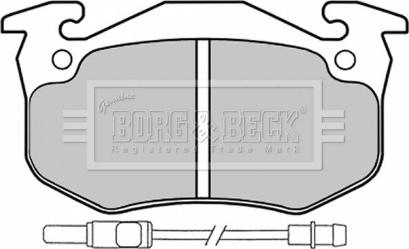 Borg & Beck BBP1525 - Гальмівні колодки, дискові гальма avtolavka.club