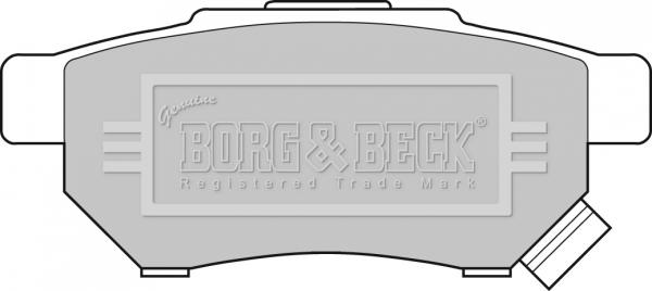 Borg & Beck BBP1526 - Гальмівні колодки, дискові гальма avtolavka.club