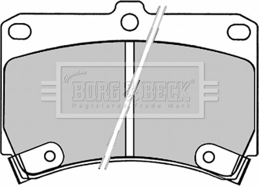 Borg & Beck BBP1520 - Гальмівні колодки, дискові гальма avtolavka.club