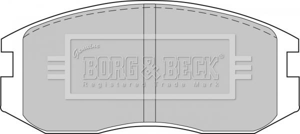 Borg & Beck BBP1521 - Гальмівні колодки, дискові гальма avtolavka.club