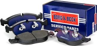 Borg & Beck BBP1578 - Гальмівні колодки, дискові гальма avtolavka.club