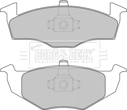 Borg & Beck BBP1691 - Гальмівні колодки, дискові гальма avtolavka.club
