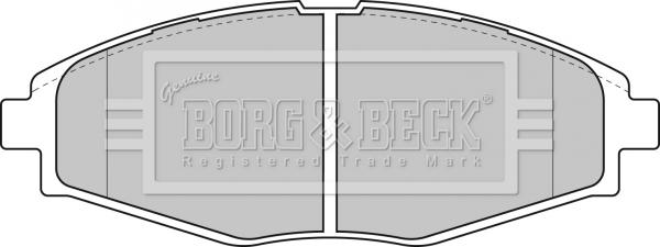 Borg & Beck BBP1649 - Гальмівні колодки, дискові гальма avtolavka.club