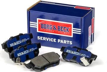 Borg & Beck BBP1657 - Гальмівні колодки, дискові гальма avtolavka.club