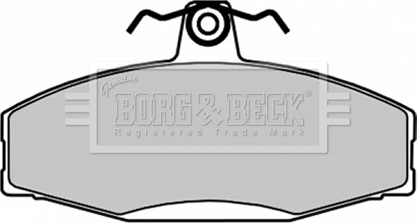 Borg & Beck BBP1604 - Гальмівні колодки, дискові гальма avtolavka.club