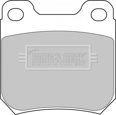 Borg & Beck BBP1605 - Гальмівні колодки, дискові гальма avtolavka.club