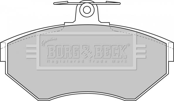 Borg & Beck BBP1607 - Гальмівні колодки, дискові гальма avtolavka.club