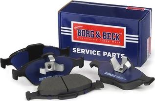 Borg & Beck BBP1615 - Гальмівні колодки, дискові гальма avtolavka.club