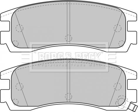 Ferodo FSL1264 - Гальмівні колодки, дискові гальма avtolavka.club