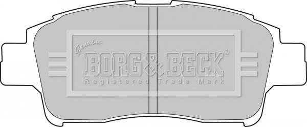 Borg & Beck BBP1681 - Гальмівні колодки, дискові гальма avtolavka.club