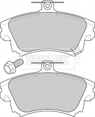 Borg & Beck BBP1639 - Гальмівні колодки, дискові гальма avtolavka.club