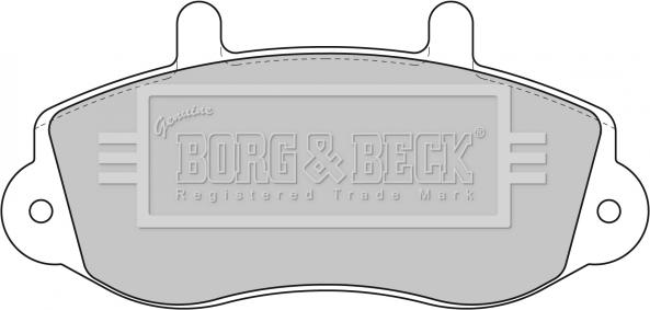 Borg & Beck BBP1638 - Гальмівні колодки, дискові гальма avtolavka.club