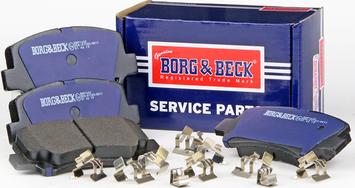 Borg & Beck BBP1632 - Гальмівні колодки, дискові гальма avtolavka.club