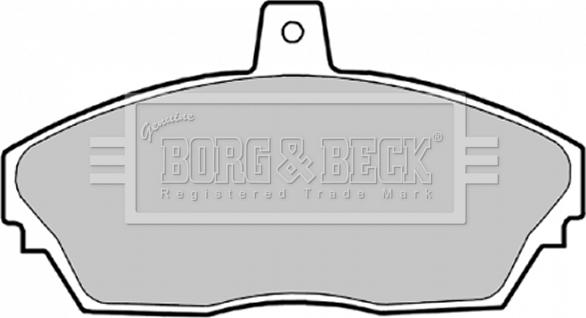 Borg & Beck BBP1629 - Гальмівні колодки, дискові гальма avtolavka.club