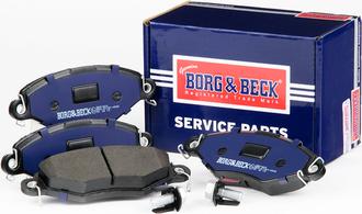 Borg & Beck BBP1623 - Гальмівні колодки, дискові гальма avtolavka.club