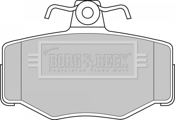 Borg & Beck BBP1673 - Гальмівні колодки, дискові гальма avtolavka.club