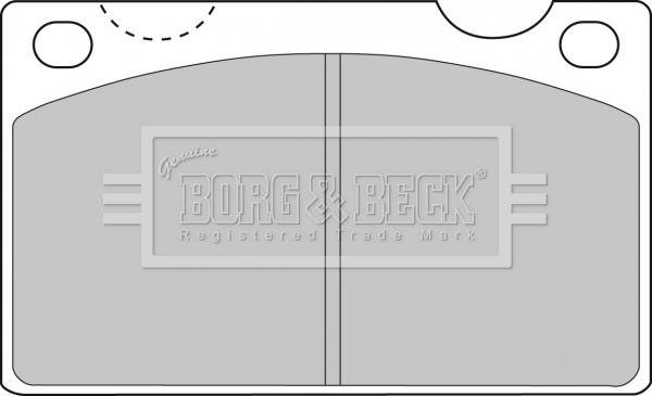 Borg & Beck BBP1099 - Гальмівні колодки, дискові гальма avtolavka.club