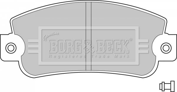 Borg & Beck BBP1094 - Гальмівні колодки, дискові гальма avtolavka.club