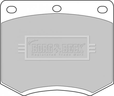 Borg & Beck BBP1095 - Гальмівні колодки, дискові гальма avtolavka.club