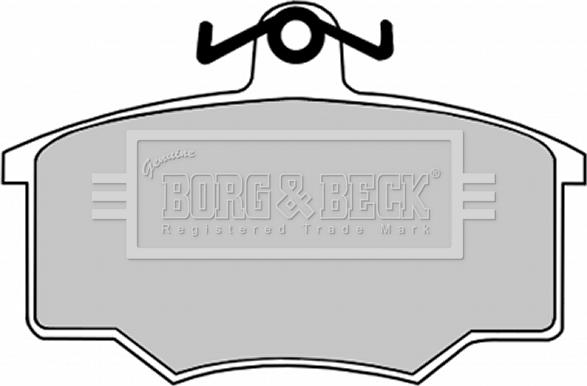 Borg & Beck BBP1049 - Гальмівні колодки, дискові гальма avtolavka.club