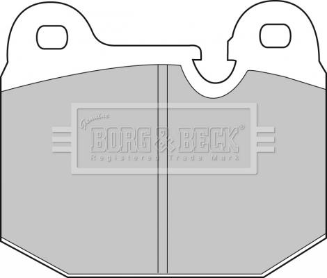 Borg & Beck BBP1043 - Гальмівні колодки, дискові гальма avtolavka.club