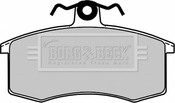 Borg & Beck BBP1053 - Гальмівні колодки, дискові гальма avtolavka.club