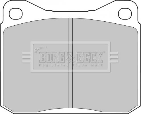 Borg & Beck BBP1057 - Гальмівні колодки, дискові гальма avtolavka.club