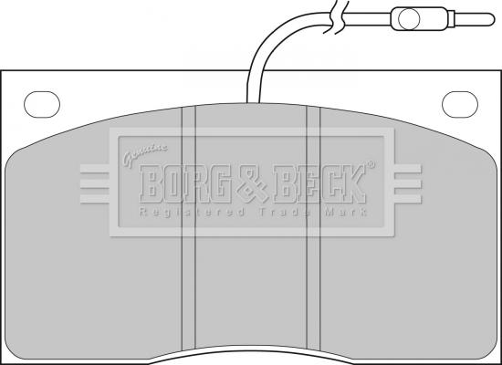 Borg & Beck BBP1065 - Гальмівні колодки, дискові гальма avtolavka.club