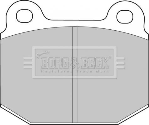 Borg & Beck BBP1005 - Гальмівні колодки, дискові гальма avtolavka.club