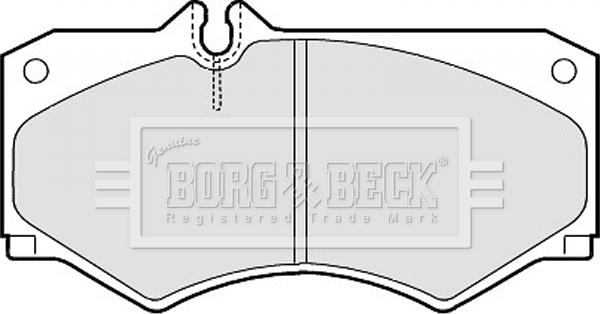 Borg & Beck BBP1089 - Гальмівні колодки, дискові гальма avtolavka.club