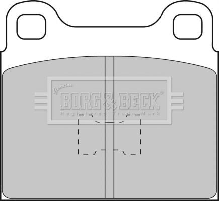 Borg & Beck BBP1085 - Гальмівні колодки, дискові гальма avtolavka.club