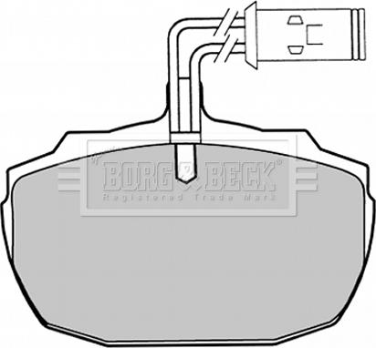 Borg & Beck BBP1031 - Гальмівні колодки, дискові гальма avtolavka.club