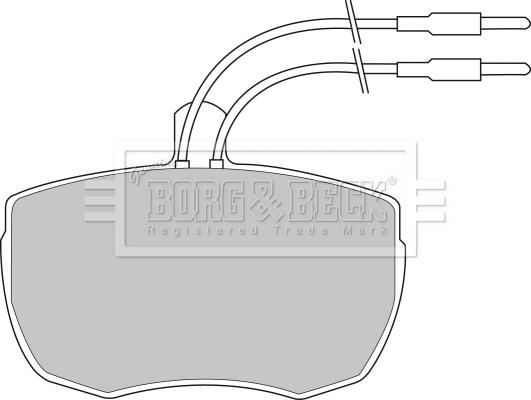 Borg & Beck BBP1024 - Гальмівні колодки, дискові гальма avtolavka.club