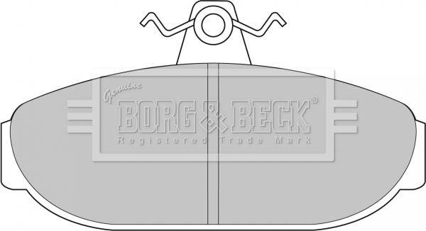 Borg & Beck BBP1079 - Гальмівні колодки, дискові гальма avtolavka.club