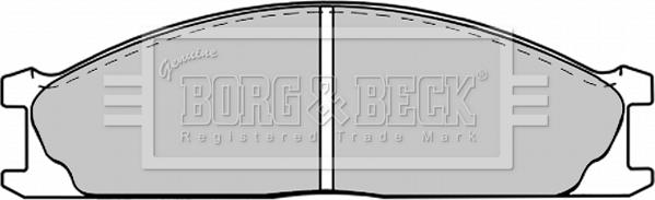Borg & Beck BBP1195 - Гальмівні колодки, дискові гальма avtolavka.club