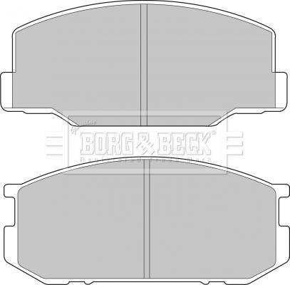 Borg & Beck BBP1196 - Гальмівні колодки, дискові гальма avtolavka.club