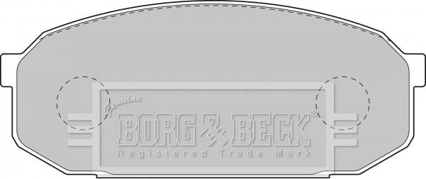 Borg & Beck BBP1144 - Гальмівні колодки, дискові гальма avtolavka.club