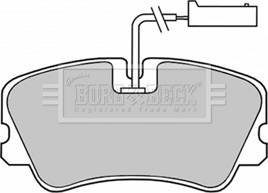 Borg & Beck BBP1140 - Гальмівні колодки, дискові гальма avtolavka.club