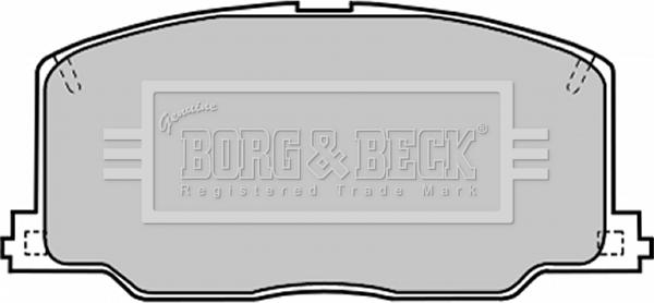Borg & Beck BBP1168 - Гальмівні колодки, дискові гальма avtolavka.club