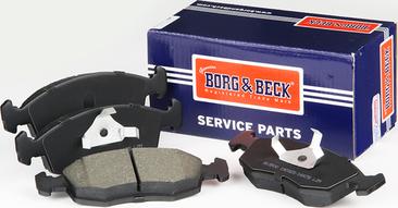 Borg & Beck BBP1100 - Гальмівні колодки, дискові гальма avtolavka.club